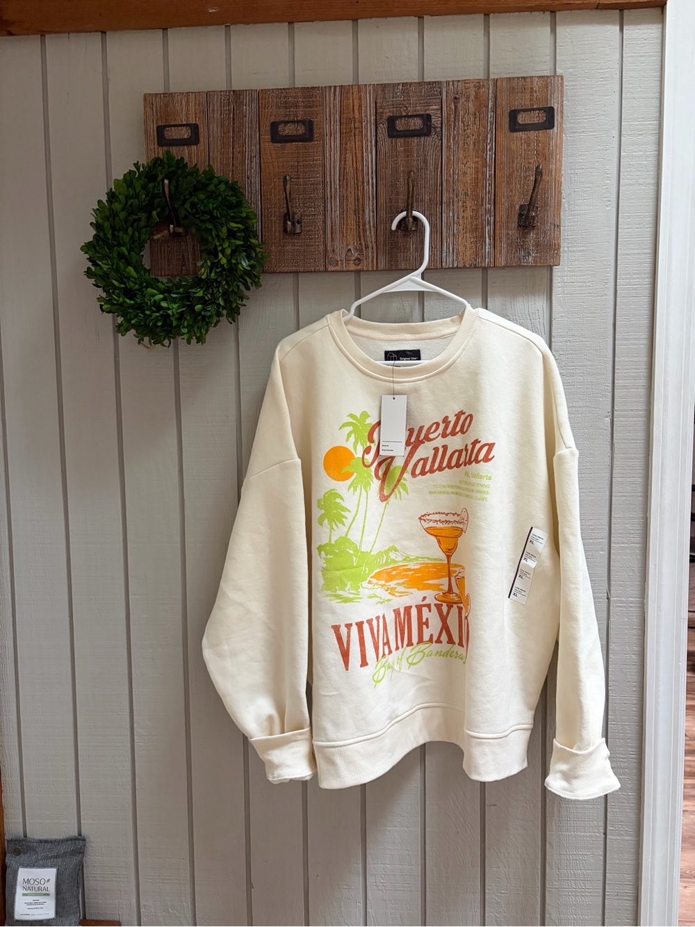 Men’s Target’s Original Use Vallarta Viva Mexico ‘cruise ready’ cozy crewneck